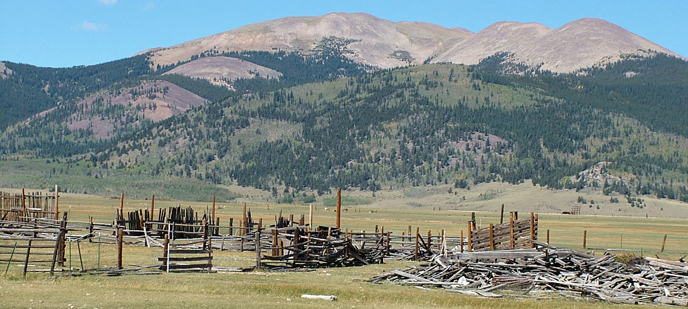 On the ground photograph – hay-pasture, forest, and barren land cover