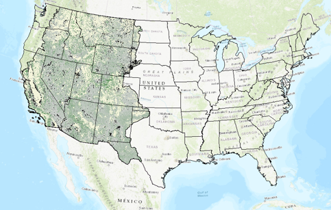 Updated NLCD 2016 Shrubland Fractional Components Now Available