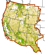 RCMAP Non-sagebrush Shrub Cover Thumbnail